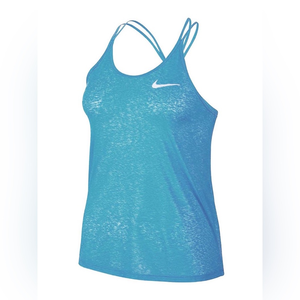 New Nike Women's Dri-Fit Cool Breeze Running Tank Top, size small, teal